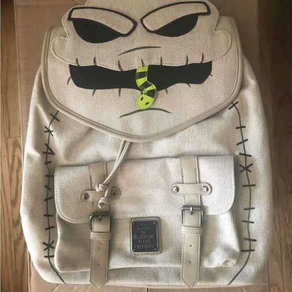 NWT RARE Loungefly Disney NBC Oogie Boogie Rucksack - BoxLunch Exclusive - Picture 7 of 14